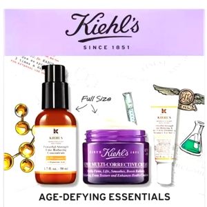 Kiehls Age Defying Essentials Skincare Set BRAND NEW